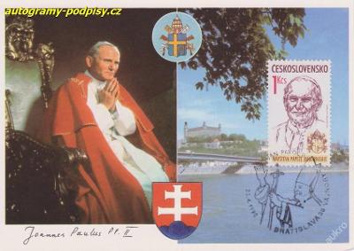 papež Jan Pavel II. - reprint/kopie, foto 13x18 cm/4