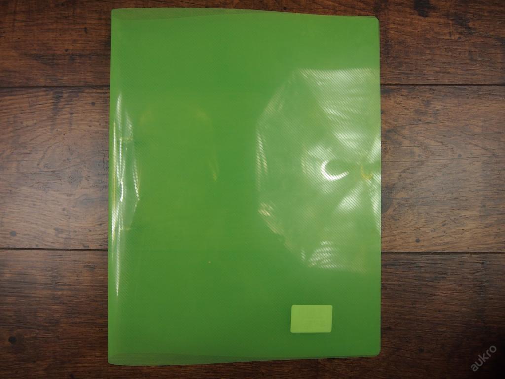 Plastové spisové dosky A4, zelené priehľadné - Podnikanie a priemysel