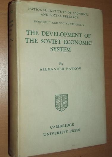 The development of the soviet economic system