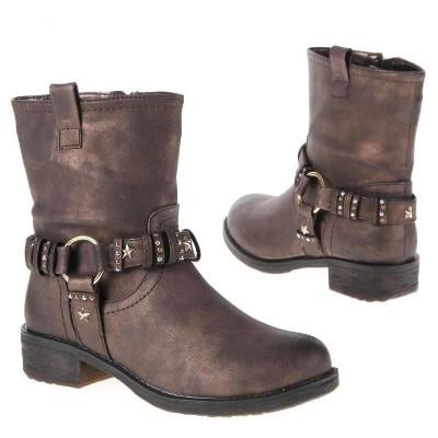 Kotníčkové boty AKCE (36) 51-M32025B-brown