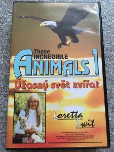 Animals 1 - Úžasný svět zvířat - Loretta Swit VHS
