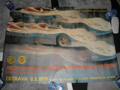 Plakáty závod Balcarův Memoriál 1979, 1987