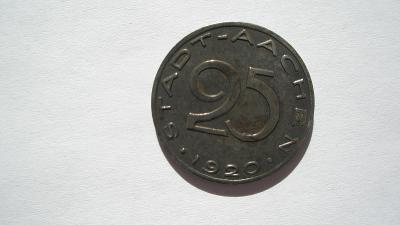 Aachen 25 fenik 1920