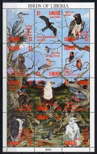 Libérie-Ptáci 1994**  Mi.TL1582-1593 / 38 €