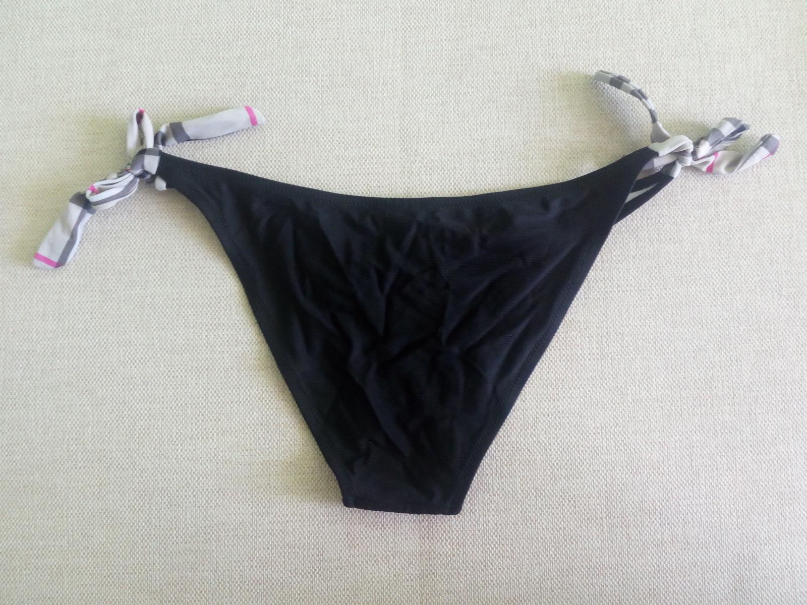Spodní díl módních bikin plavek (kalhotky) vel.44 (Nošené) Černé - Dámské oblečení