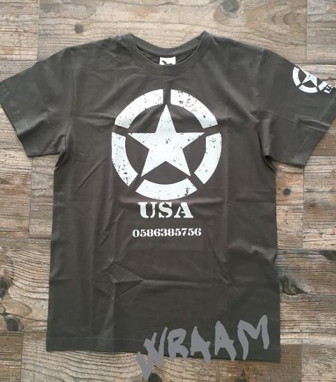 Hvězda U.S.army cars JEEP DODGE HUMMER pánské bavlněné tričko vel. XS - Dětská trička