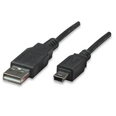 NOVÝ 30cm krátký kabel - mini USB pro Garmin, mp3, HTC, fotoaparáty