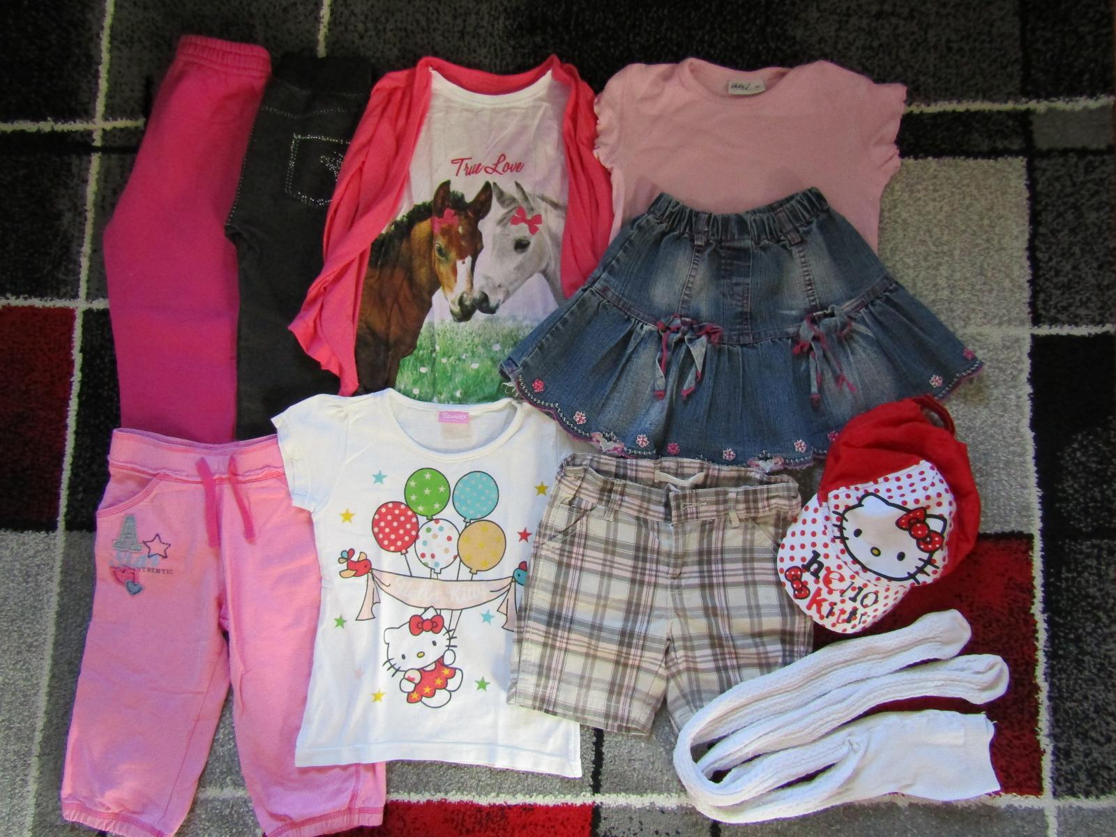 Set oblečenia pre dievča vel.110+ 110/116- 10 ks - Oblečenie pre deti