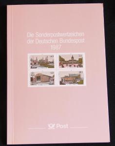 BRD Známky prvního dne vydání Ersttagsblatt 1987