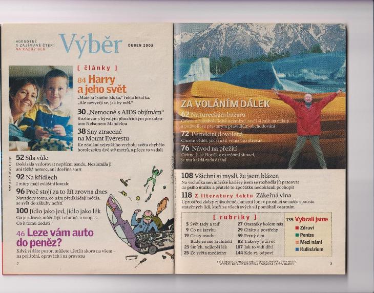 ČASOPIS VÝBĚRU DUBEN 2005 - Knihy a časopisy