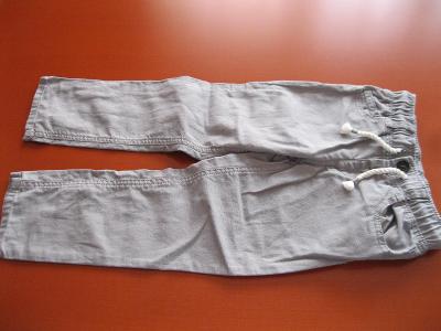Dětské chlapecké plátěné kalhoty, velikost 104, zn. C&A