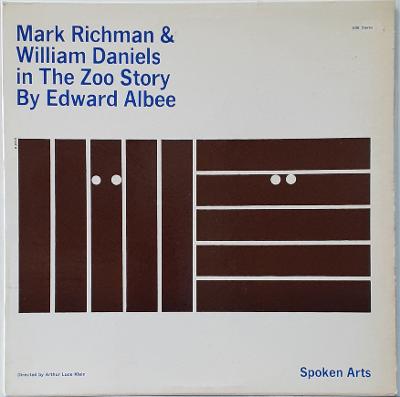 LP Mark Richman & William Daniels - The Zoo Story By Edward Albee