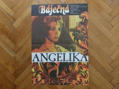 JISKRA JAN BÁJEČNÁ ANGELIKA 1986 FILMOVÝ PLAKÁT A1