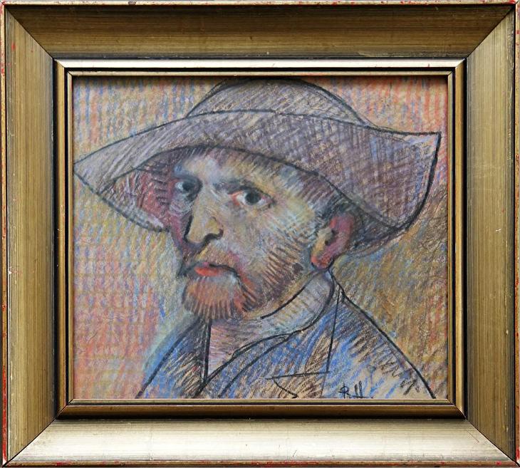 Muž v klobouku - Umění