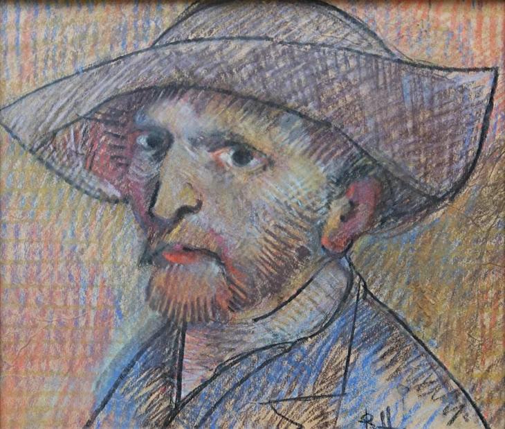 Muž v klobouku - Umění