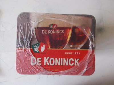 Pivní tácek podtácek originál balení Belgie pivo De Koninck cca 50 ks