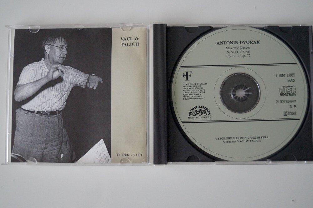 CD - ANTONÍN DVOŘÁK - SLAVONIC DANCES, vydání SUPRAPHON, 1993 - Hudba