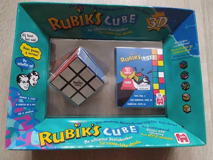 Retro Rubikova kostka, nikdy nevybalená.