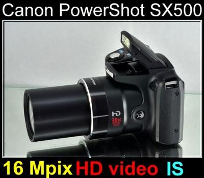 💥 Canon PowerShot SX500 IS - 16 MPix*30x Op.Zoom*HD Video*brašna✨TOP