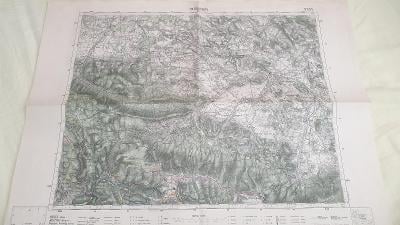 Stará vojenská mapa 1936-Harrachov-Krkonoše-Sudety-pohraničí