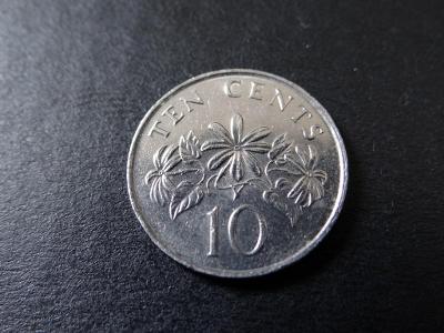 10 cent 1989, Singapur.
