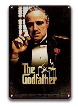 The Godfather / Kmotr - dekorační kovová cedule