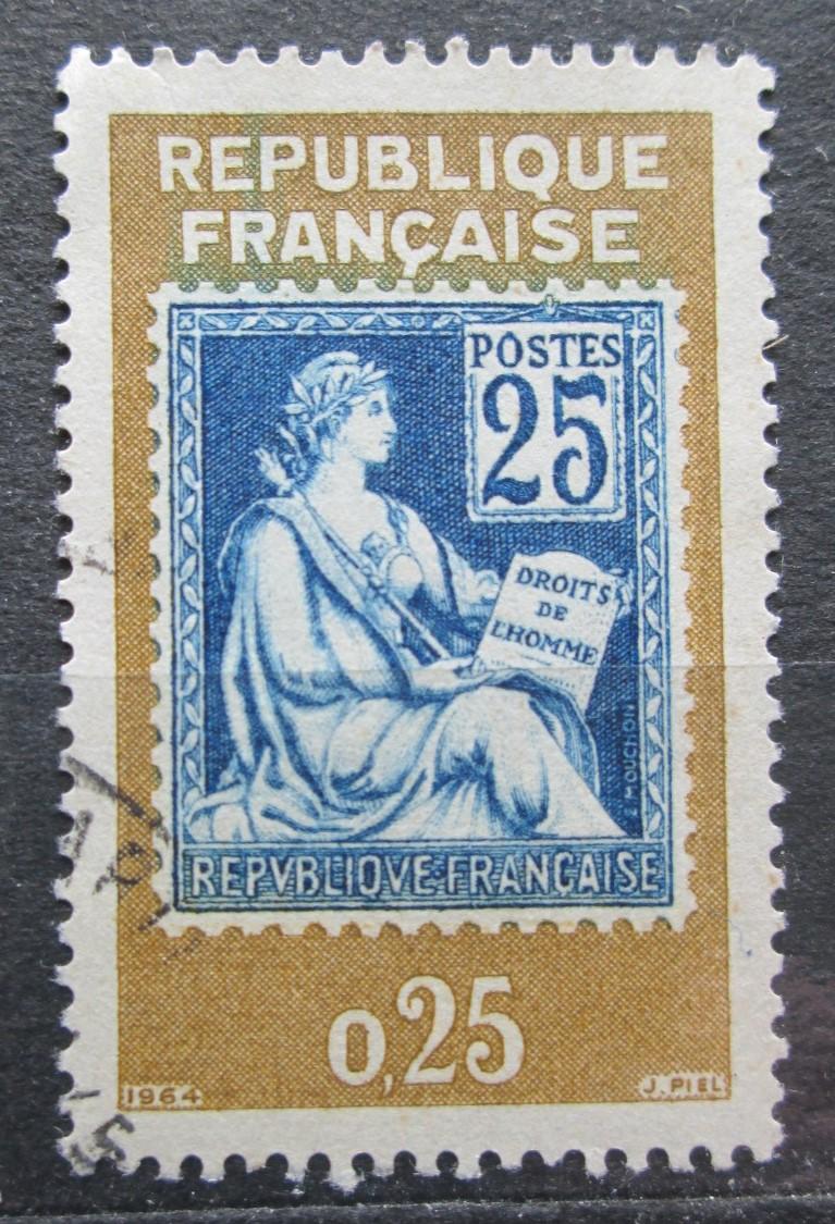 Francúzsko 1964 Výstava PHILATEC Mi# 1468 1946 - Známky