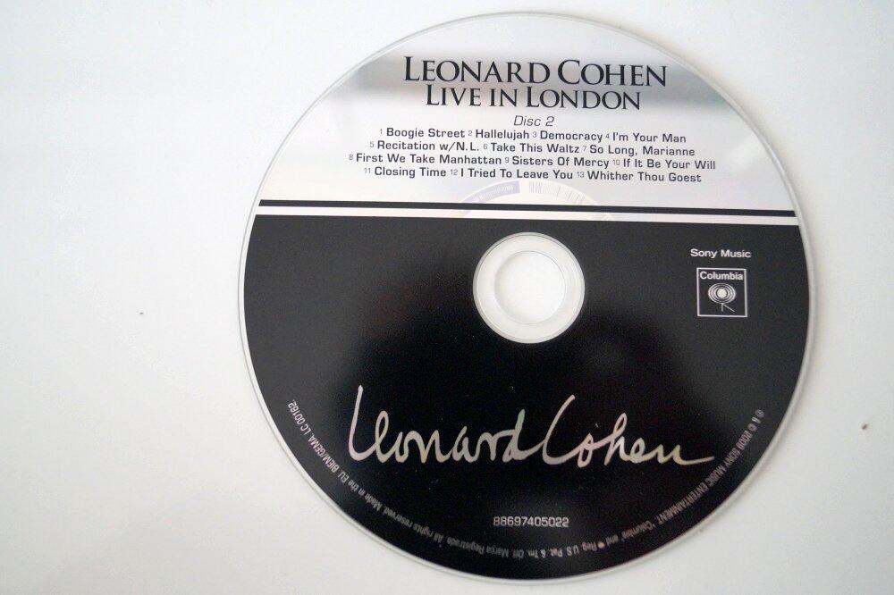 2x CD - LEONARD COHEN - LIVE IN LONDON, záznam koncertu, DR11, 2009 - Hudba