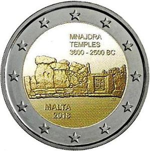 2 euro 2018 MALTA - Mnajdra - UNC