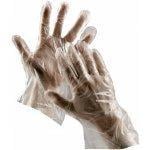Jednorázové rukavice z PE folie - balení 100 ks velikost XL