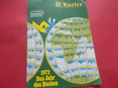 Časopis Kurier 1/1972 Das Jahr des Buches - Rok knih / deutsch