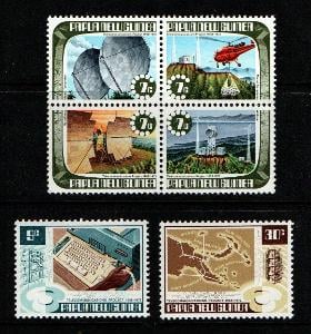 Papua Nová Guinea 1973 Přenos zpráv Mi# 234-39 1956