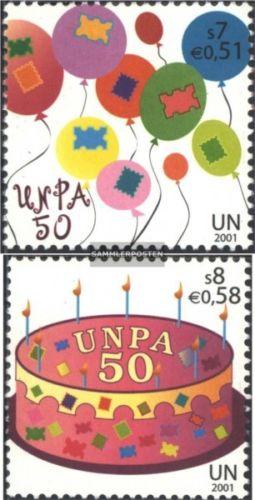OSN Viedeň 2001 UNPA, 50. výročie Mi# 342-43 1957 - Známky Európa