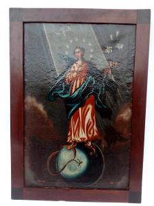 Náboženský obraz - Madona olejomalba