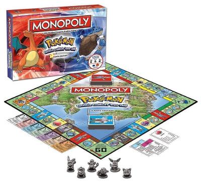 Pokémoni / Pikachu - společenská hra Monopoly Kanto Edition