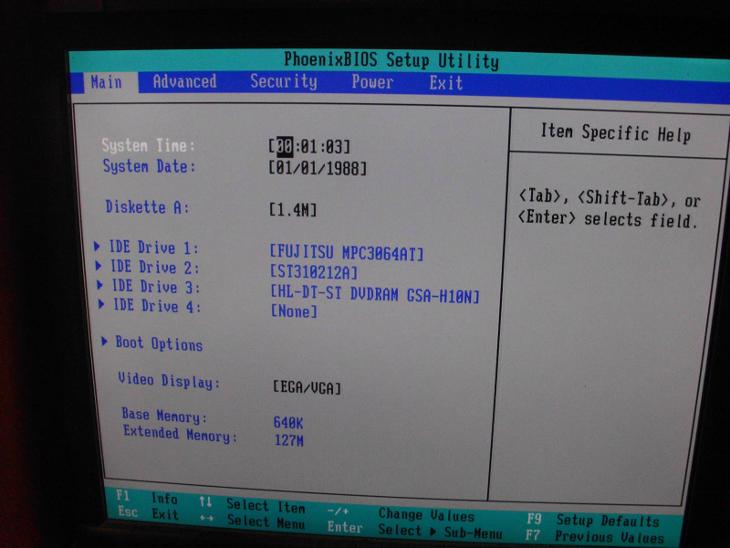 PC Fujitsu-Siemens Scenic 620, Celeron 433, 128MB slot ISA+ PCI na 45°