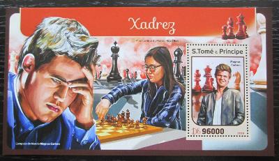 Svatý Tomáš 2016 Slavní šachisti Mi# Block 1230 Kat 10€ 1981