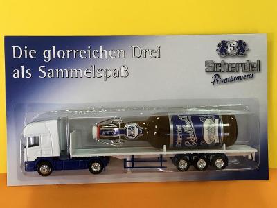 pivní Scania - láhev Scherdel 1:87 H0 
