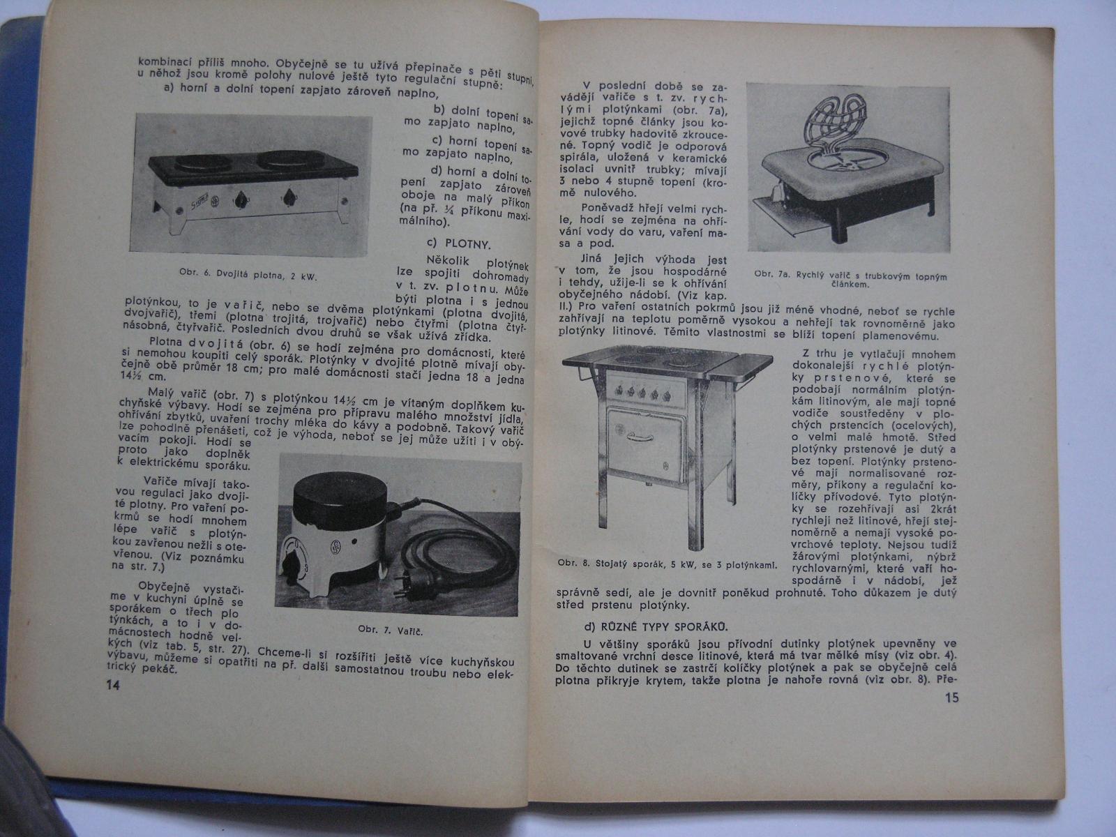 Elektrická kuchyňa z r 1940 + recepty kniha sa dlhodobo nevyskytuje - Knihy a časopisy