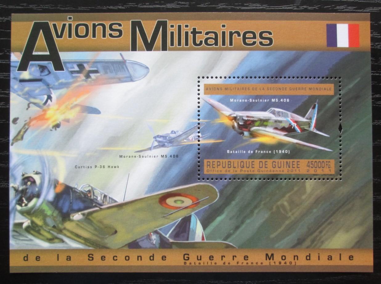 Guinea 2011 Francúzske vojnové lietadlá Mi# Block 2051 Kat 18€ 2004 - Známky