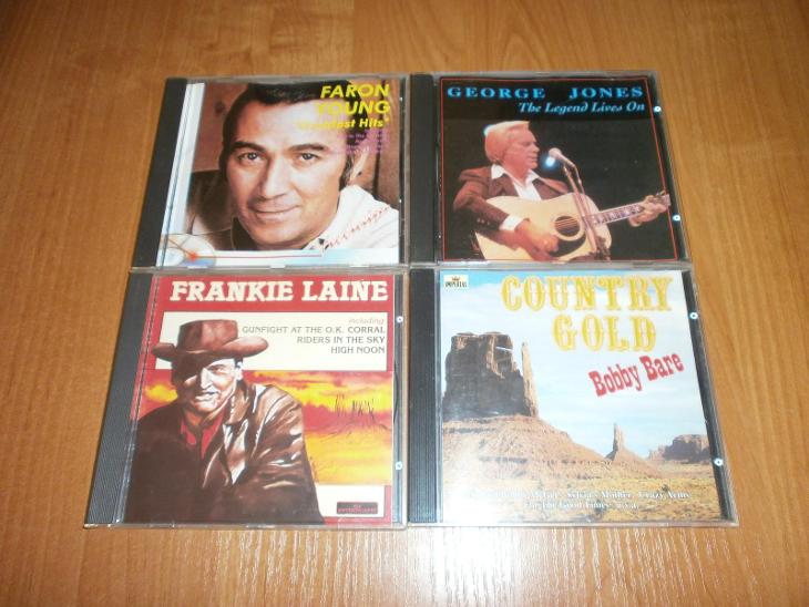 CD kolekce country 3 - Faron Young,George Jones,Bobby Bare,F.Laine - Hudba na CD