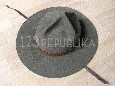 Starý skautský klobouk Zeman vel. 54 cm 30. léta