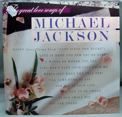 Michael Jackson ‎– The Great Love Songs 1984 Germany Vinyl LP 1.press