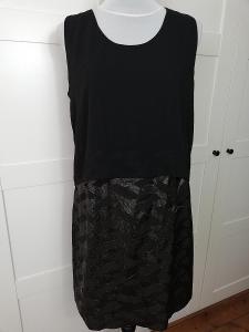 ABOUT YOU-Lux.dámské černé společenské šaty zdobené stříbrnou nití,M.