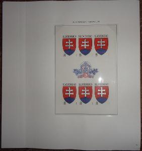 SLOVENSKO 1993-1998 - KOMPLETNÍ SBÍRKA ZNÁMEK, ARŠÍKY + PL - **svěží**