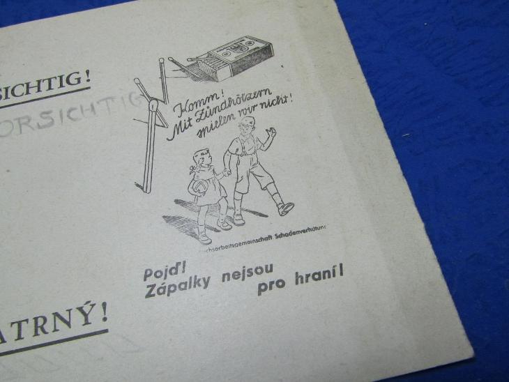 Městské podniky pražské účet, proud,z roku 1944 ,z druhé str.reklama