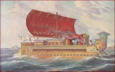 Lodě (vodní doprava) * Marine Galerie 194 - egyptská obřadní * M6570