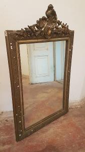 Nádherné starožitné  francouzské zrcadlo