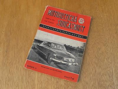 Motoristická současnost - Čtvrtletník světa motorů Ročník II č.1 1956