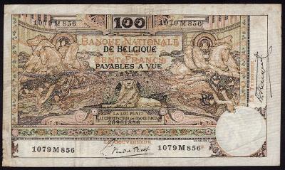 BELGIE 100 Francs 1920
